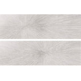 STELLAR WHITE DECO A+B 1248 Porcelain Mosaic Tile.