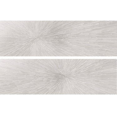 STELLAR WHITE DECO A+B 1248 Porcelain Mosaic Tile.