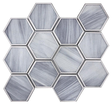 SAINT TROPEZ Saint Tropez Moonrise Glass Mosaic Tile.