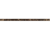 1/2 X 12 POLISHED EMPERADOR DARK MARBLE PENCIL LINER.