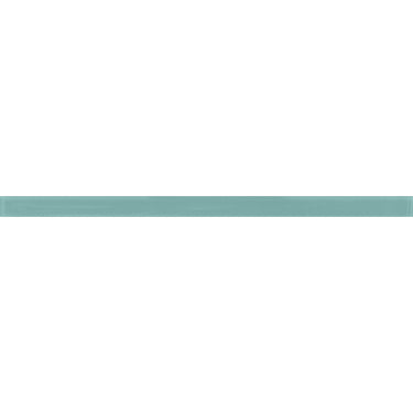 COLOR PALETTE AQUA GLOSS FLAT LINER glass Mosaic Tile.