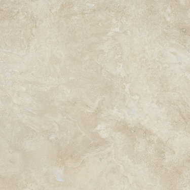 12 x 12 Filled and Honed Ivory Travertine Tile.