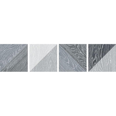 URBANA WOOD BLACK Porcelain Mosaic Tile.