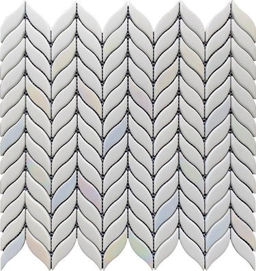 VERRE EPILLET DE PERLE Recycled glass Mosaic Tile.