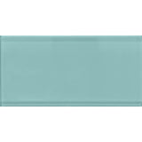 COLOR PALETTE AQUA GLOSS 3x6 glass Mosaic Tile.