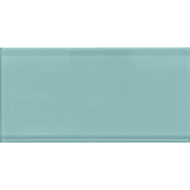 COLOR PALETTE AQUA GLOSS 3x6 glass Mosaic Tile.