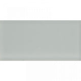 COLOR PALETTE GRAY CLOUD MATTE 3x6 glass Mosaic Tile.