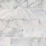 4X12 Polished Calacatta Gold Marble Tile - MosaicBros.com