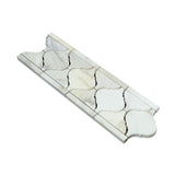 Calacatta Gold Honed Marble Lantern Border.