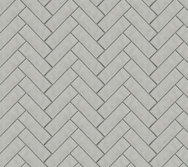 Silver 1x4 Glazed Herringbone Porcelain Mosaic Tile - MosaicBros.com
