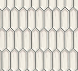 Ivory Ivy Picket Porcelain Mosaic Tile - MosaicBros.com