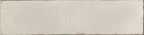Roca Maiolica Crackled 3x12-inch biscuit wall tile featuring a crackled ceramic glaze pattern on a neutral background.