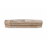 Philadelphia Travertine Honed Hand-Made Custom Shower Corner Shelf.