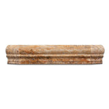 Scabos Travertine Honed Hand-Made Custom Shower Corner Shelf.