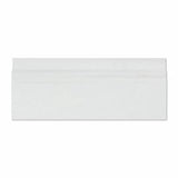 4 3/4X12 Polished Thassos White Marble Baseboard Trim - MosaicBros.com