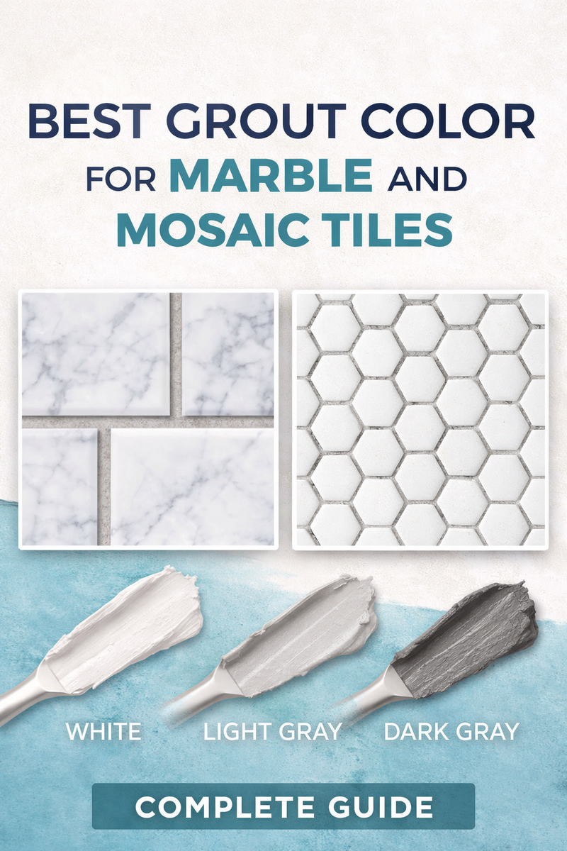 Best Grout Color for Marble and Mosaic Tiles (Complete Guide ...