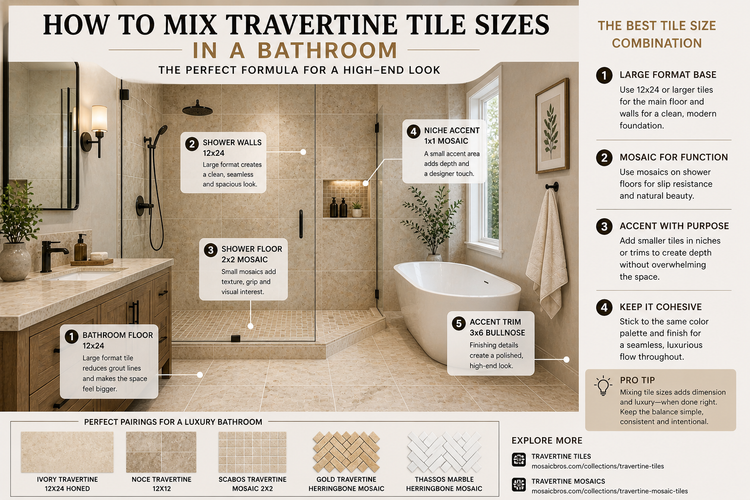 Pattern Tile Size Best Tile Patterns for Bathrooms: Which Layout Makes a Bathroom Look ...