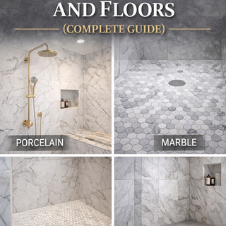 Best Tiles for Shower Walls and Floors (Complete 2026 Guide)