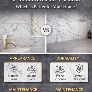 Marble vs Porcelain Tile: Which Is Better for Your Home? (2026 Guide)