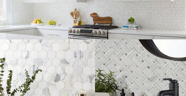 Best Kitchen Backsplash designs. How to Choose backsplash mosaic colors.