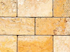 GOLD TRAVERTINE - Mosaic tiles.
