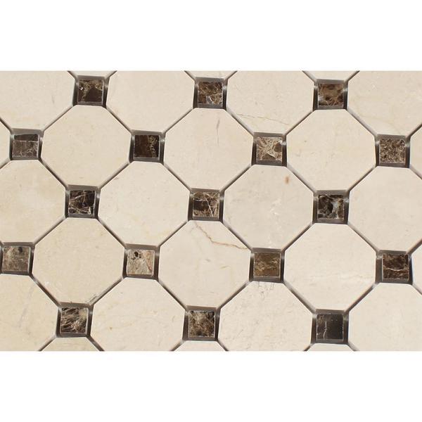 Crema Marfil Mosaic Tiles  - Mosaic Tiles
