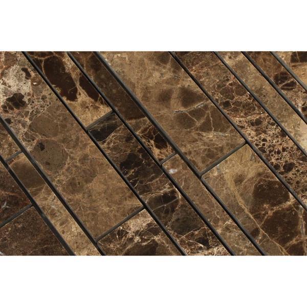 Emperador Dark Mosaic Tiles