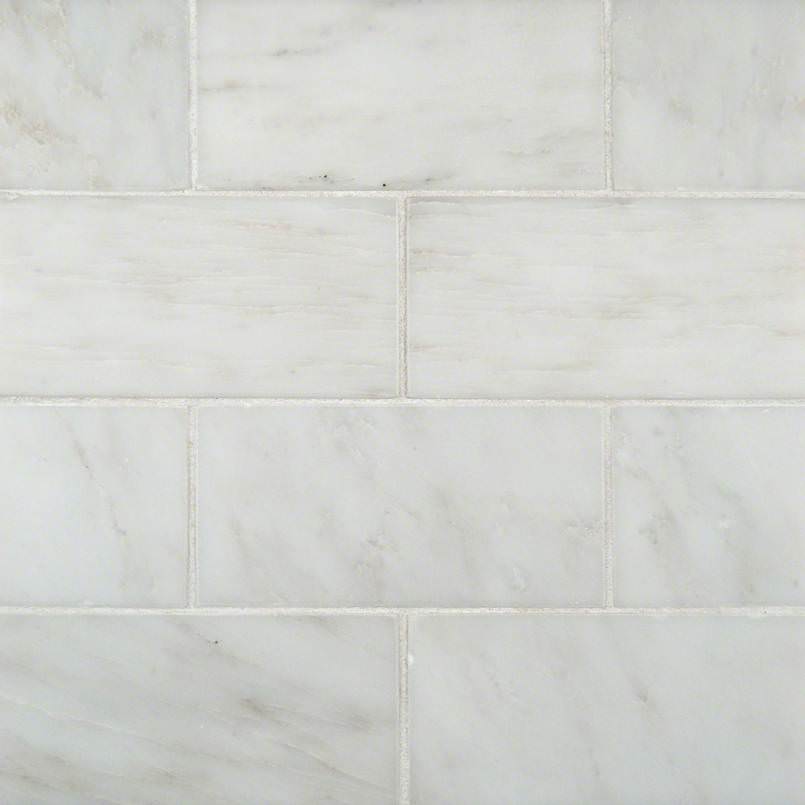 ORIENTAL WHITE (Asian Statuary) - Mosaic Tiles.