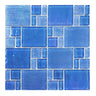 Crystal Aqua Kripton Blue Glass Mosaic Tile - MosaicBros.com
