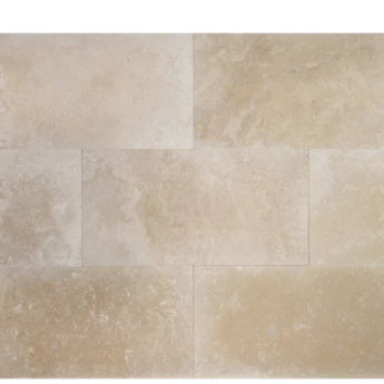 Ivory Travertine 12x24 Honed Tile - MosaicBros.com