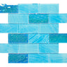 Crystal Aqua Amazon Maldives Green Glass Mosaic Tile - MosaicBros.com
