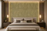 Mythology Tile Golden Blossom floral mosaic tile with 18x18 inch decorative floral pattern for wall or floor accents.