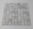 1 1/8x1 1/8 Bianco Carrara Mosaic Tile Honed