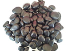 Polished Black Rainforest Pebble Stones 3 to 5 inches - 1000 LBS