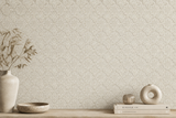White marble waterjet mosaic tile from Mythology Tile featuring intricate marble patterns and a polished finish.