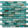 Crystal Aqua Aba Emerald Green Glass Mosaic Tile - MosaicBros.com