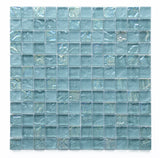 Crystal Aqua Soho Green 1x1 Glass Mosaic Tile - MosaicBros.com
