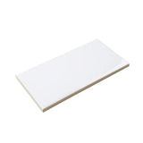 White 3x6 Glazed Ceramic Wall Tile - MosaicBros.com