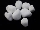 White Rainforest Pebble Stones  2 to 3 inches - 2000 LBS