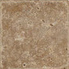 4 x 4 Honed Noce Travertine Tile - MosaicBros.com