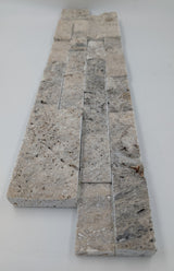 6x24 Silver Split and Honed Ledger Panel