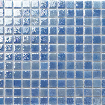 Artistic Azure Blue Pool Tile - MosaicBros.com