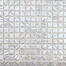 Alves White Glass Mosaic Tile - MosaicBros.com