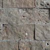 Lunar Noce Travertine 2x4 Split Face Mosaic - MosaicBros.com