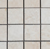 Bianco Cream Light 2 x 2 Filled and Honed Travertine Mosaic Tile - MosaicBros.com
