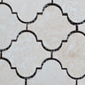 Bianco Cream Light Lantern Filled and Honed Travertine Mosaic Tile - MosaicBros.com