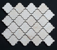 Bianco Cream Light Lantern Filled and Honed Travertine Mosaic Tile - MosaicBros.com
