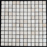 Bianco Cream Light 1 x1 Tumbled Travertine Mosaic Tile - MosaicBros.com
