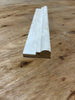 Bianco Cream Light Travertine 2" x 12" Ogee Edge Honed and Unfilled Tile - MosaicBros.com
