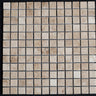 1 x 1 Polished Cappuccino Marble Mosaic Tile - MosaicBros.com